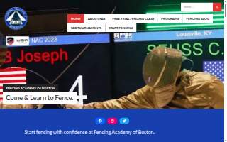 Fencing Academy of Boston website