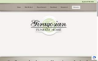 Giragosian Funeral Home of Watertown website