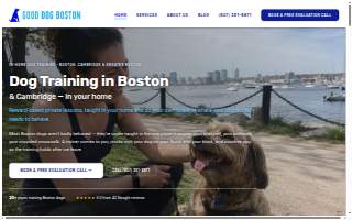 Good Dog Boston website