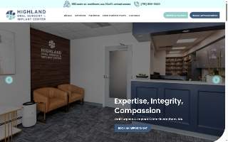 Highland Oral Surgery & Implant Center of Watertown website
