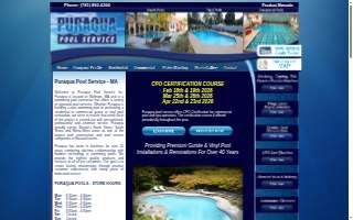 Puraqua Pools of Watertown website