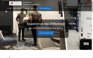 Rexton Moving & Storage website