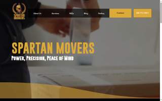 Spartan Movers website