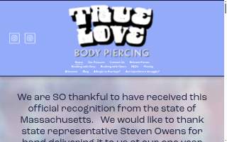 True Love Body Piercing of Watertown website