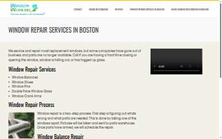 Window Working of Watertown website