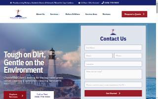 BayCoast Cleaning Carpet & Upholstery of Webster website