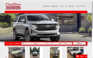 Buckley Auto Center website