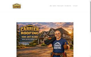 Carrier Roofing Siding & Windows website