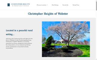 Christopher Heights of Webster website