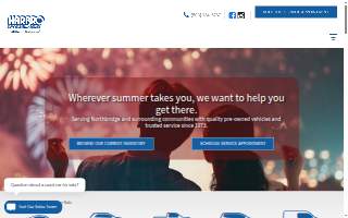 Harbro Auto Sales - Webster website