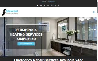 Stewart Plumbing & Heating website