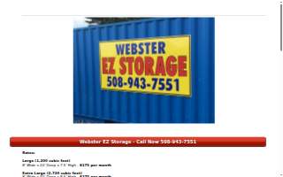 Webster EZ Storage website
