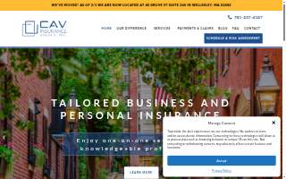 CAV Insurance Agency, Inc. website