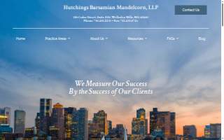 Hutchings, Barsamian, Mandelcorn, LLP website