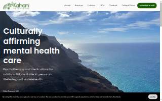 Kahani Psychiatry, PLLC website