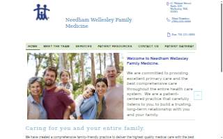 Needham Wellesley Family Medicine website