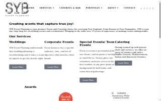 SYB Event Planning website