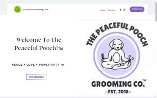 The Peaceful Pooch Grooming Co. of Wellesley website