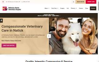Wellesley Natick Veterinary Hospital website