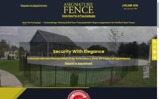 A Signature Fence of West Springfield website