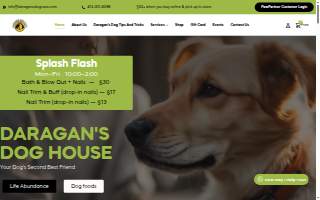 Daragan's Dog Care website