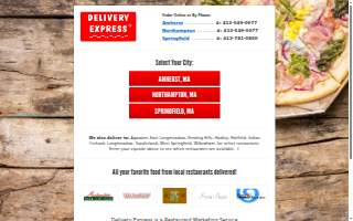 Delivery Express website