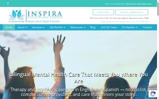 Inspira Counseling Center website