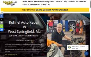 Kuhnel Auto Repair website