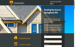 Roofing Springfield MA website