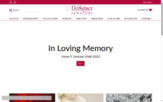 Designer Jewelers website