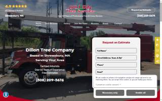 Dillon Tree Service website