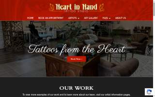 Heart in Hand Tattoo of Westborough website