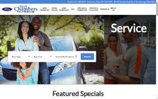 Herb Chambers Ford of Westborough website