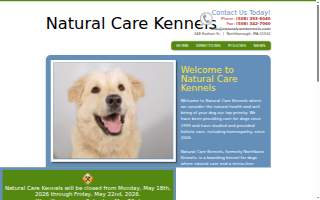 Natural Care Kennels of Westborough website