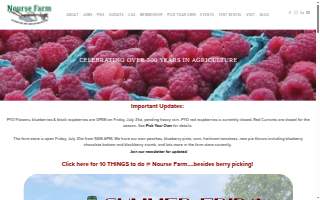 Nourse Farm website