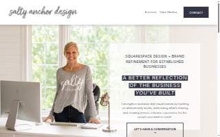Salty Anchor Design website
