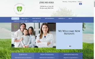 Westborough Dentistree website