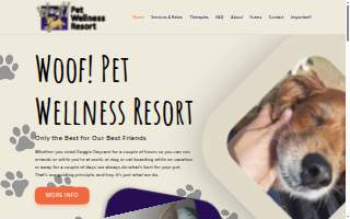 Woof Pet Resort website