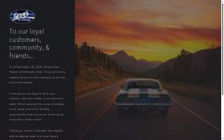 Greg's Auto Repair website