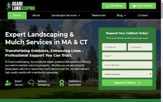 Ocare Landscaping website