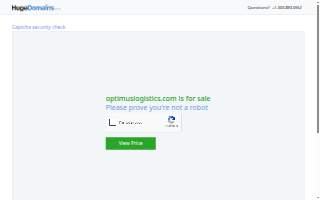 Optimum Logistic Solutions website