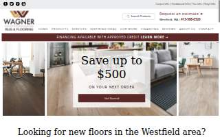 Wagner Rug & Flooring website