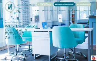 Western Mass Eye Care and Eyewear Gallery of Westfield website