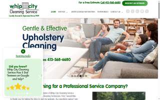Whip City Cleaning Service website