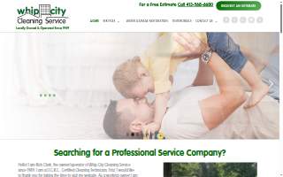 Whip City Cleaning website
