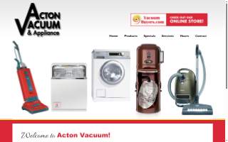 Acton Vacuum & Appliance website