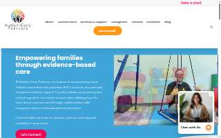 Autism Care Partners website