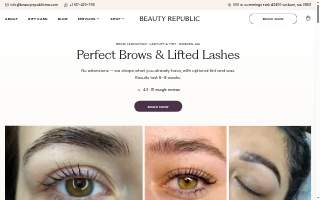 Beauty Republic website