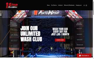 One Stop Auto Wash website