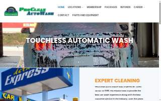 ProClean Auto Wash website